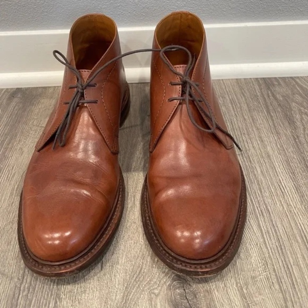 J. Crew.Ludlow Men's English Tan Leather Chukka Boots